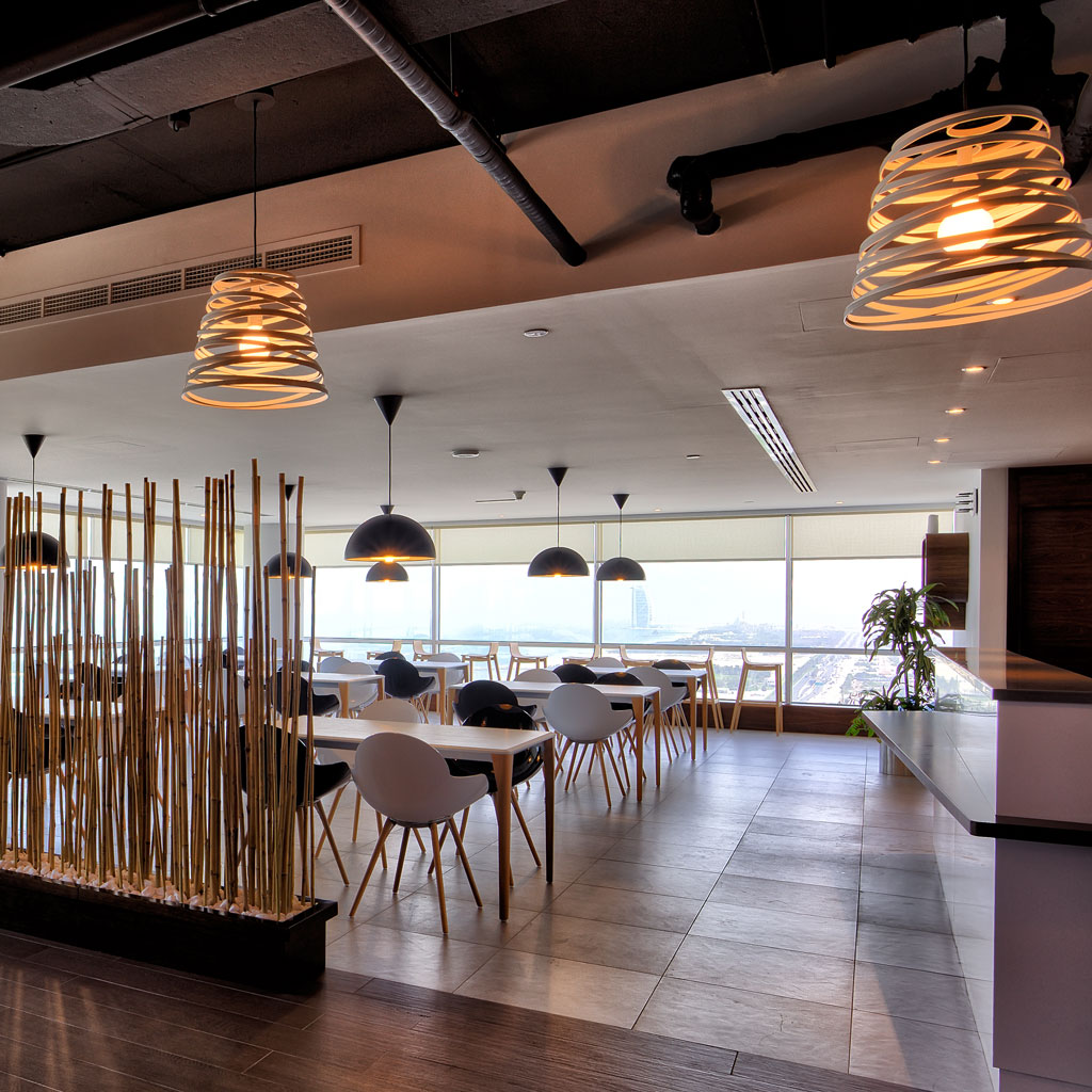 A dining area in a office in Dubai