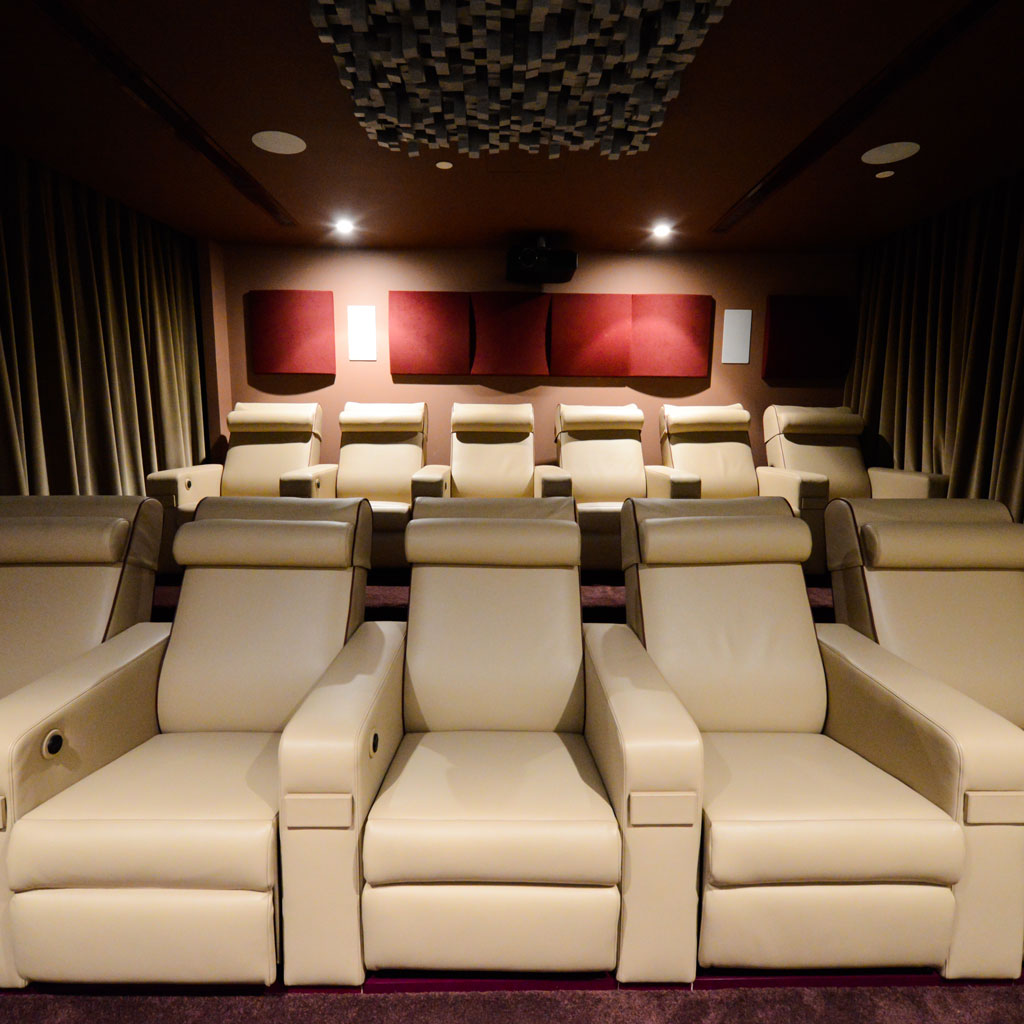 A home theater interior