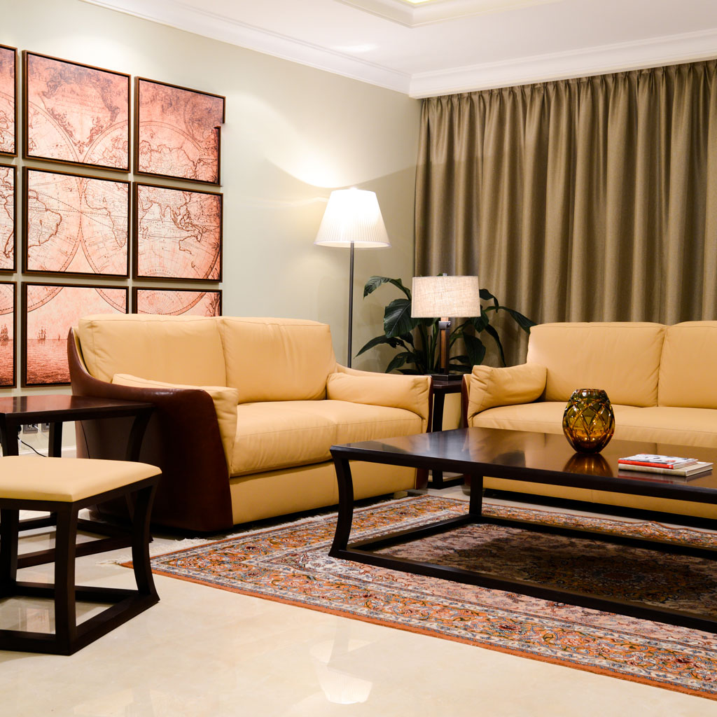 A living room interior design