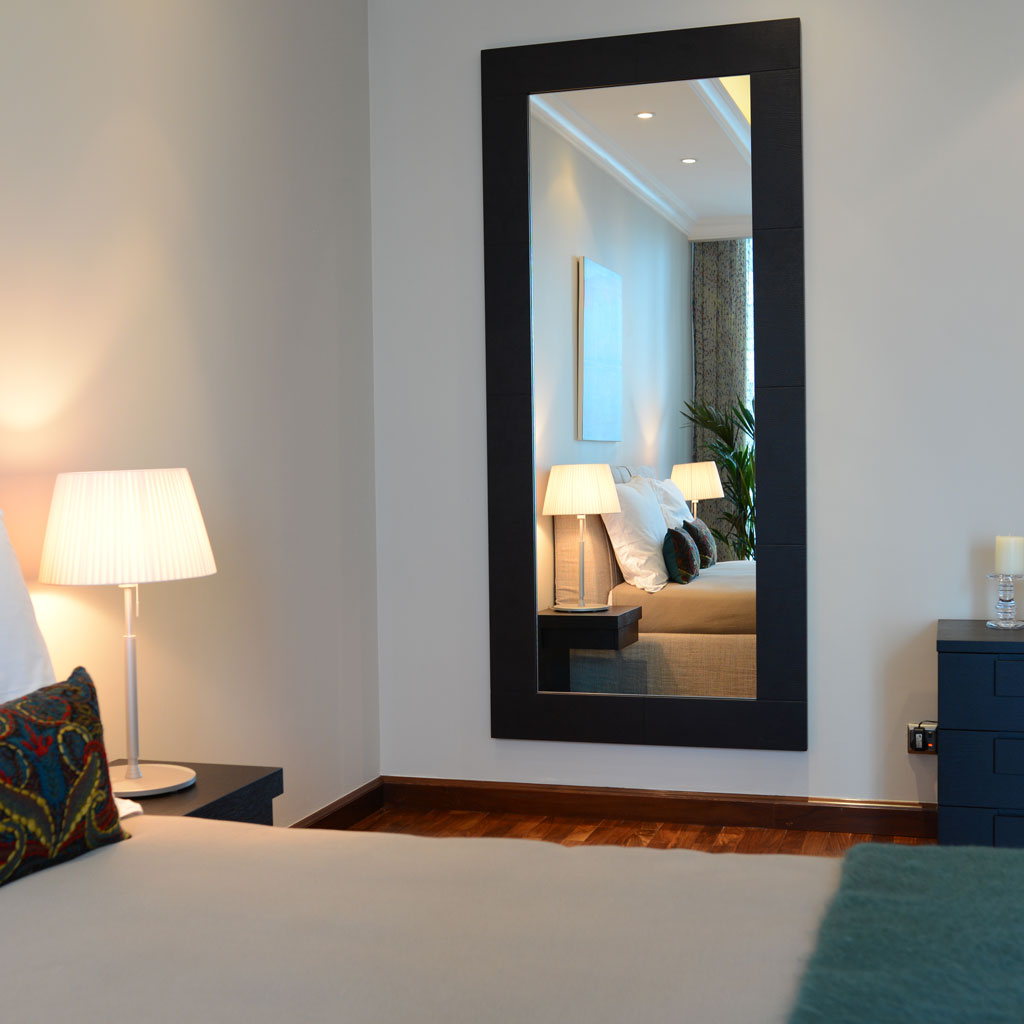 A modern bedroom suite