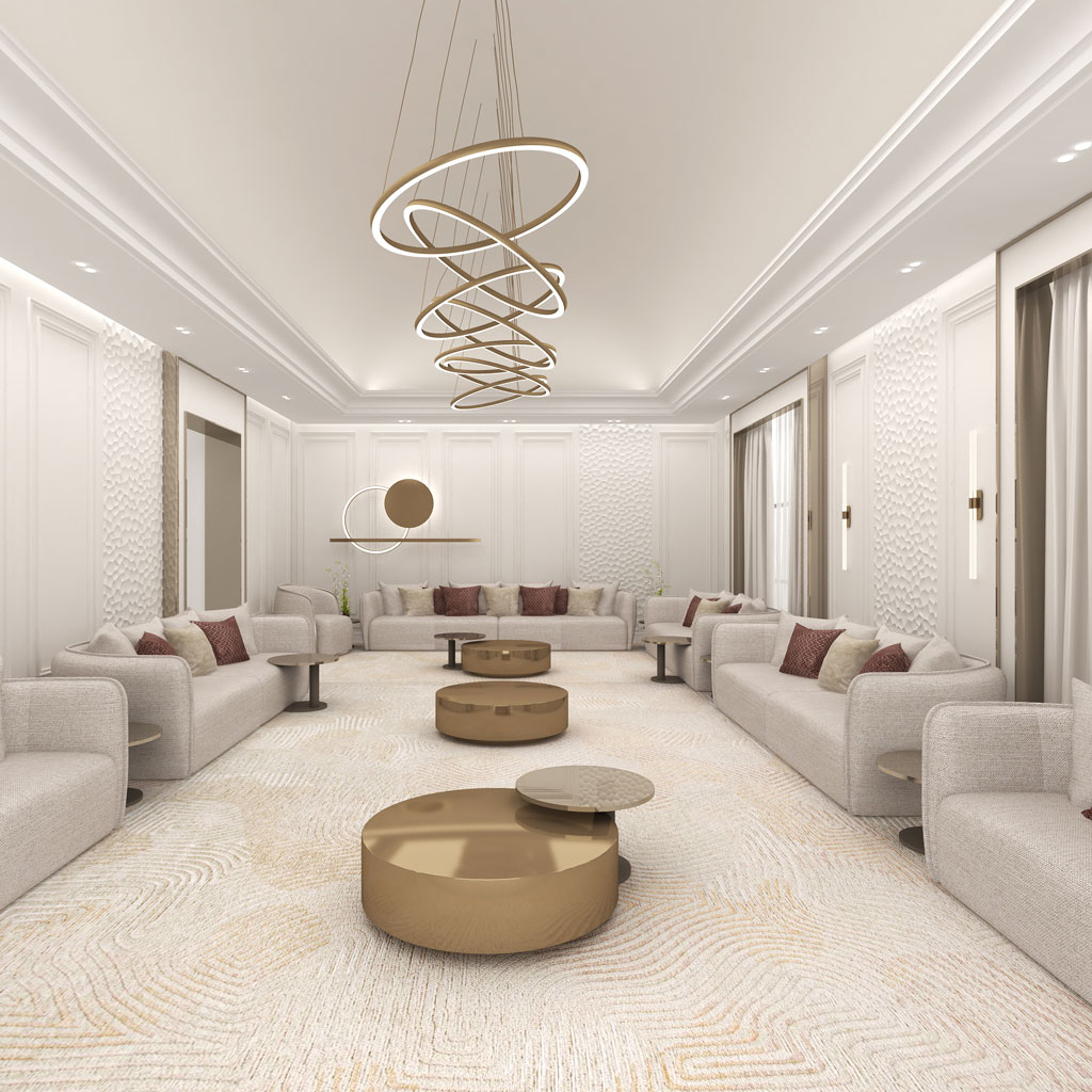 A modern majlis sitting