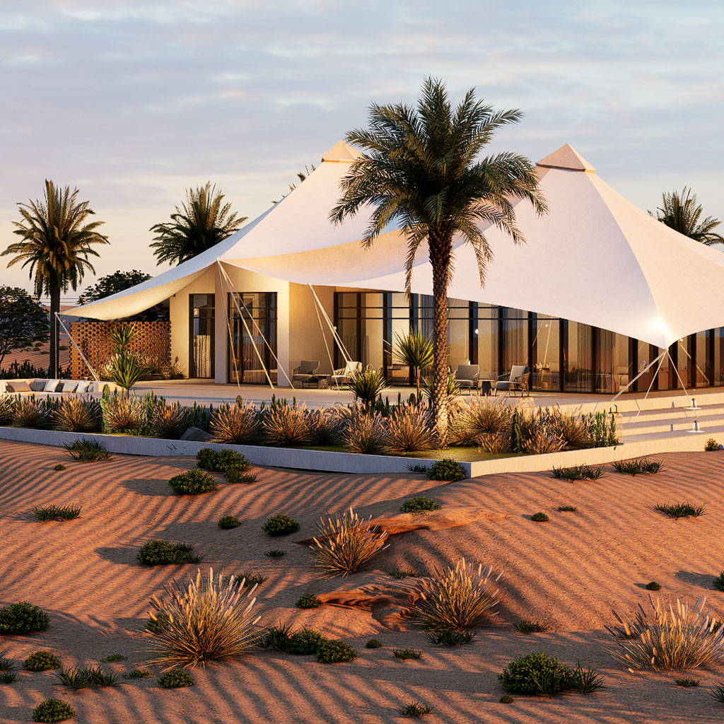 A traditional Arabic tent majlis seating with comfortable floor cushions and rich A traditional Arabic tent majlis seating with comfortable floor cushions and rich