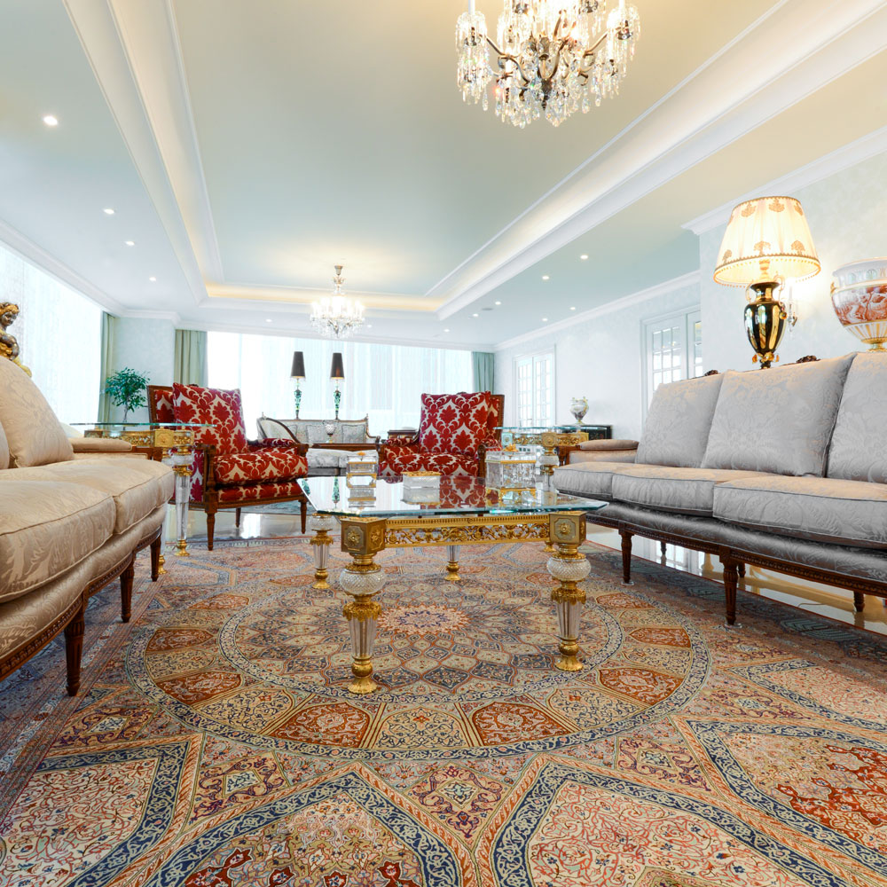 Exquisite craftsmanship in every detail, from gilt-edged furniture to hand-painted murals, embodies the essence of classic luxury.