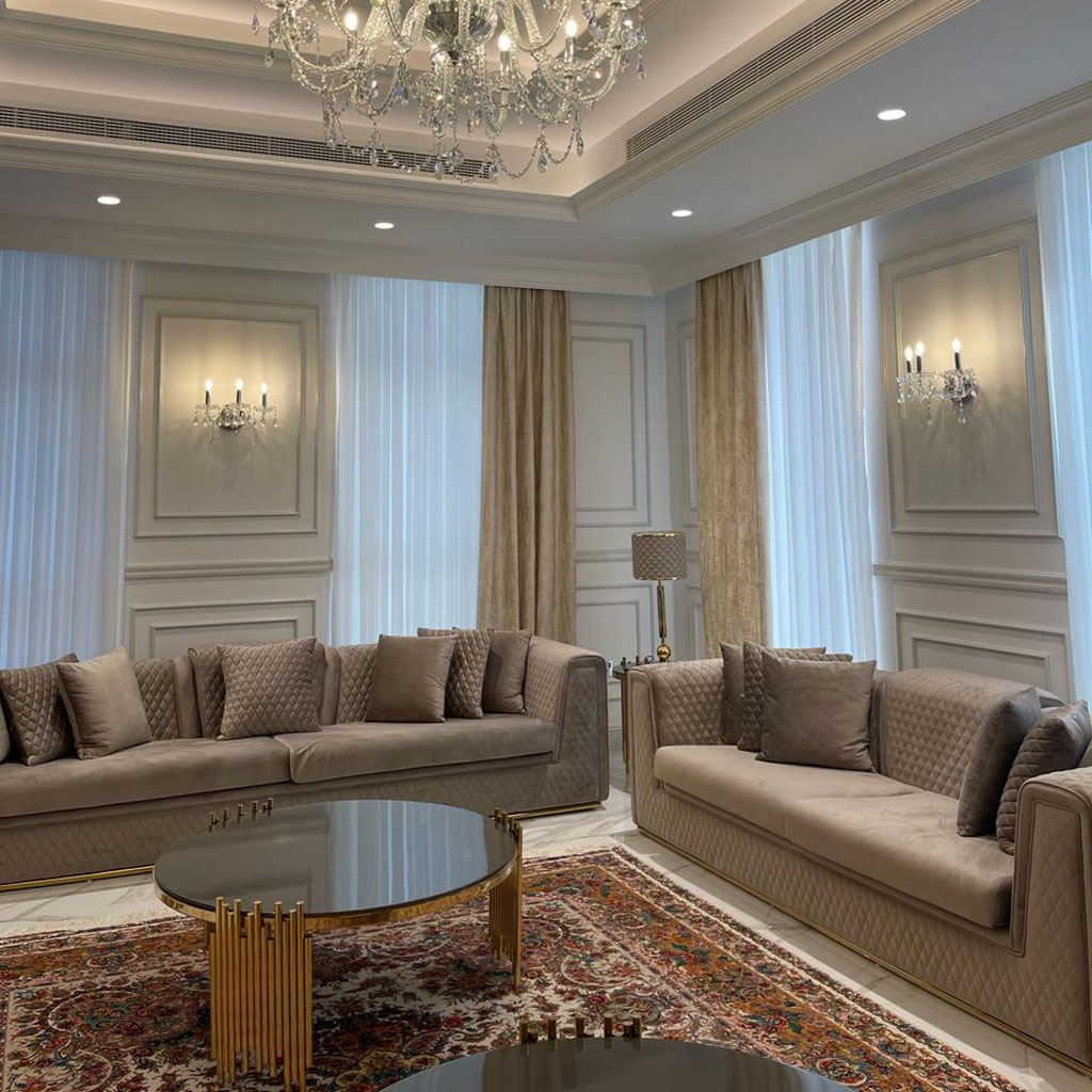 Fragrant incense fills the air, adding to the sensory experience of the Arabic majlis sitting.